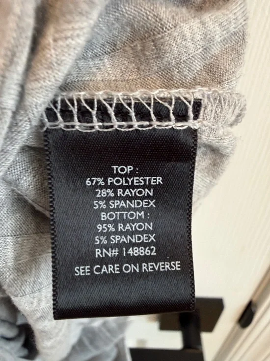 Torrid Gray Short Sleeve Ribbed Henley Bodysuit Sz 4X - Picture 6 of 7